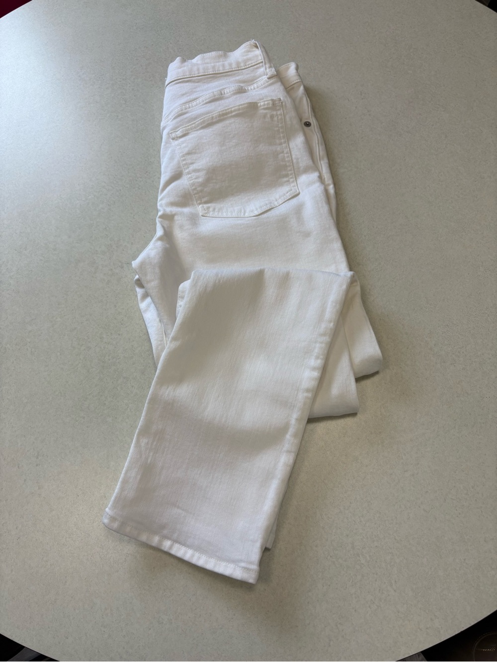 Madewell White Skinny Jeans